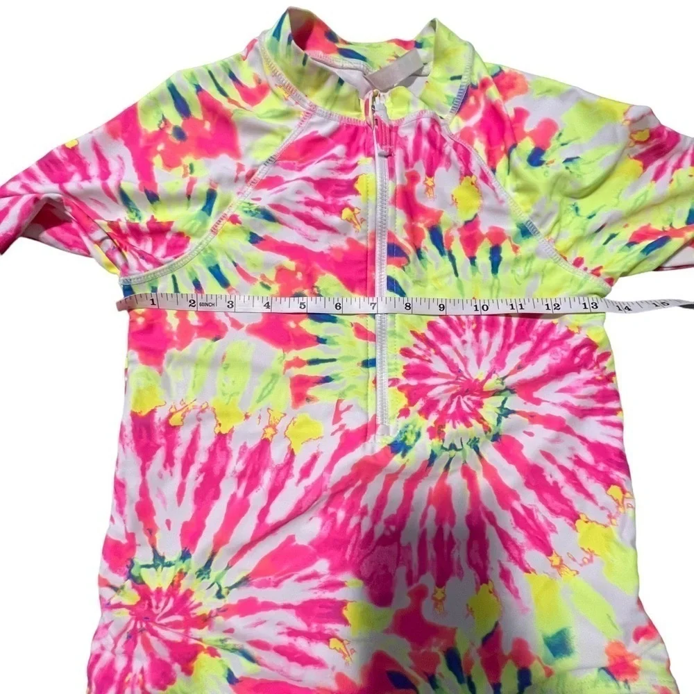Limited Too Girls' Rash Guard –UPF 50+ One-piece Long Sleeve Swimsuit Size 14/16